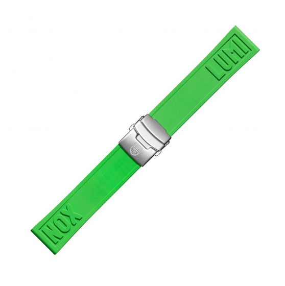 Luminox Armband Kautschuk Grün 24mm
