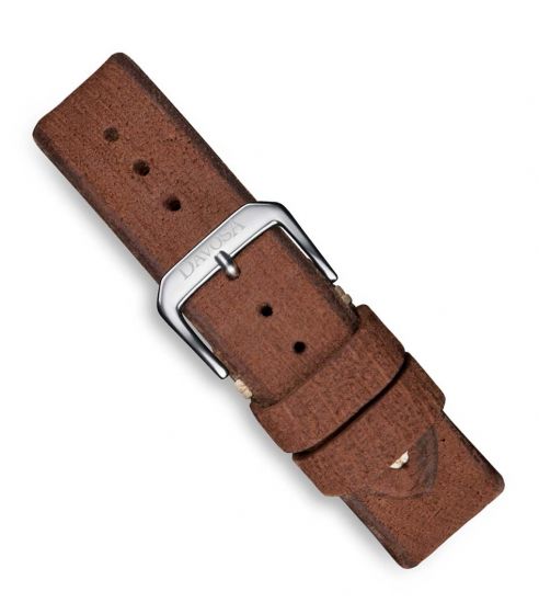 Leder-Uhrband für DAVOSA Ternos Vintage 161.555.85 20 mm