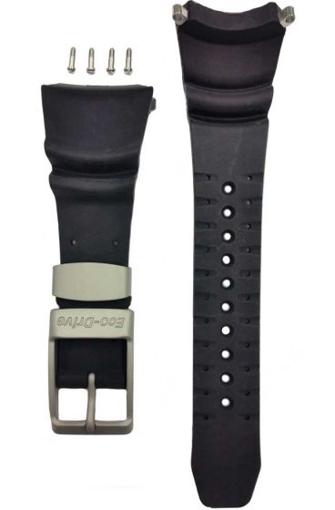 CITIZEN Original-Uhrband f. BJ8041-09E + BJ8049-09E Gummi schwarz Spezialanstoß Teile-Nr.59-S50343