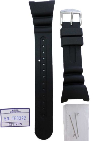 CITIZEN Original-Uhrband für JV0000-28E Lange Version Teile Nr. 59-T50322 Rückseite
